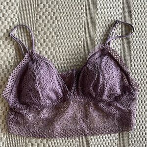 Purple bralette